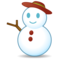 Snowman Without Snow emoji on Emojidex
